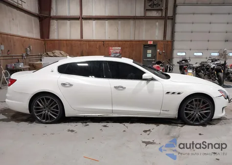 2017 Maserati Quattroporte S Gransport z USA, uszkodzony, nr VIN ZAM56RPS1H1236741